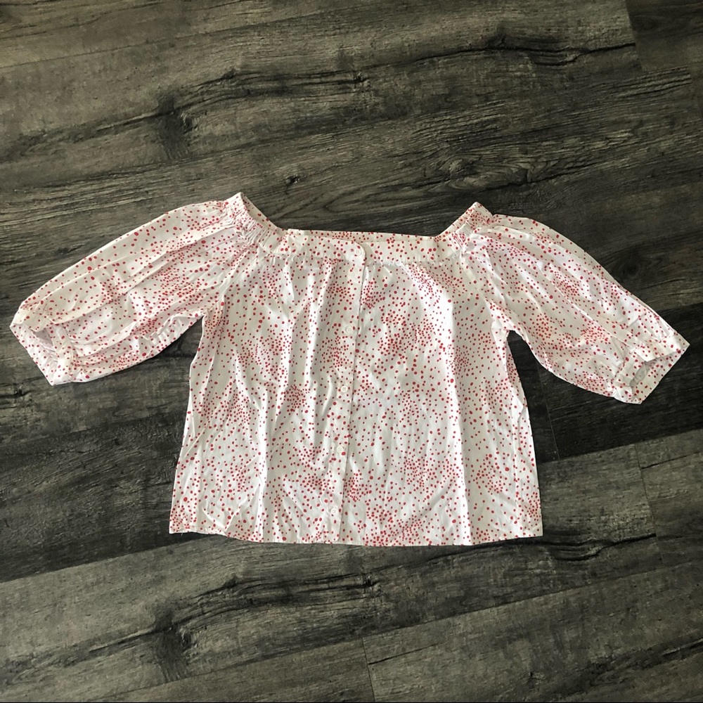 H&M- Off the shoulder shirt blouse